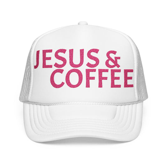 Jesus & coffee embroidered hat