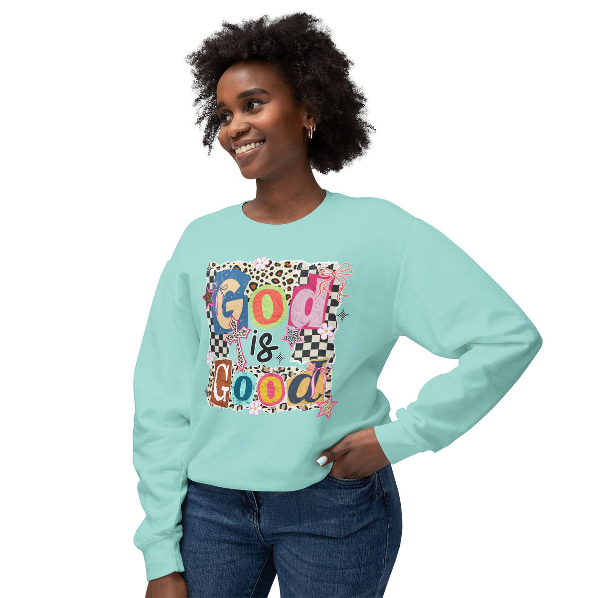 God Is Good Crewneck Sweatshirt