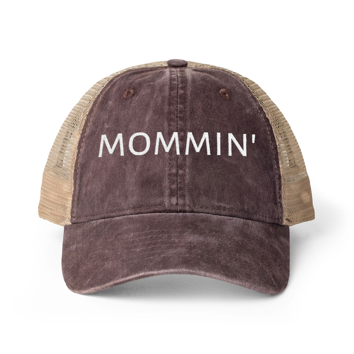 Mommin’ embroidered hat