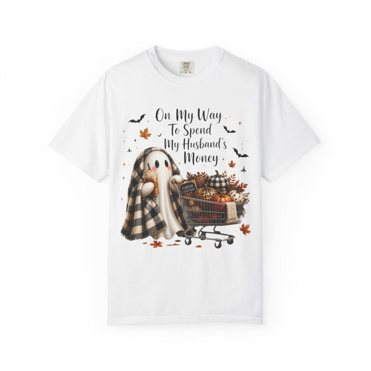 On My Way To Spend My Husbands Money Tshirt