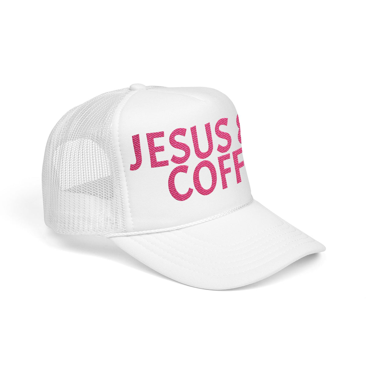 Jesus & coffee embroidered hat