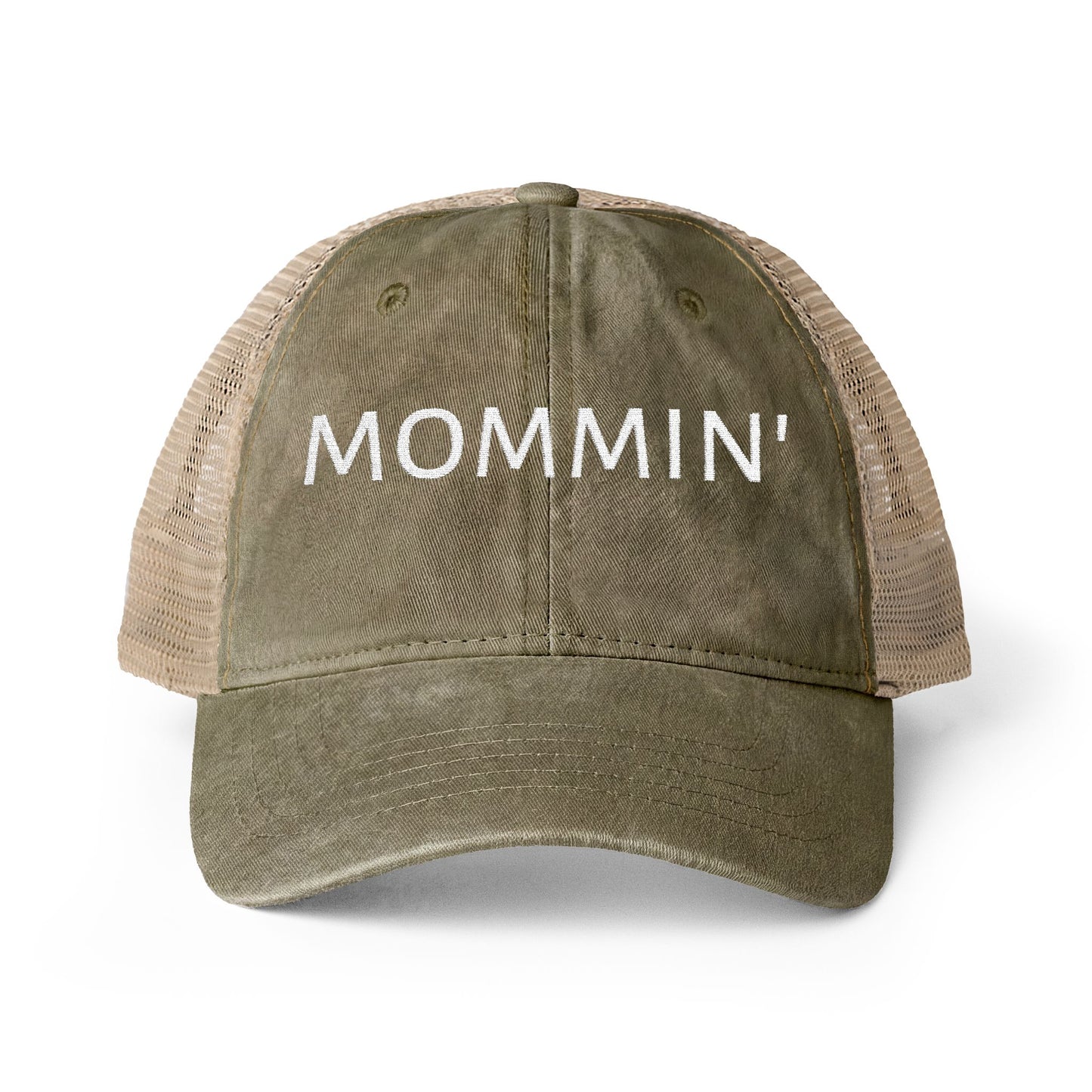 Mommin’ embroidered hat