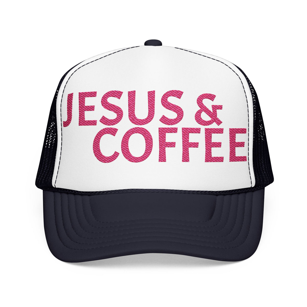 Jesus & coffee embroidered hat
